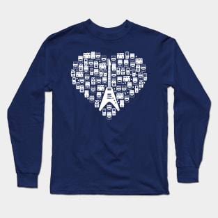 My 6 String Valentine (X-Ray Version) Long Sleeve T-Shirt